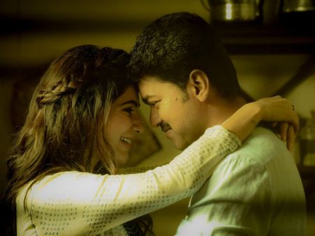 'மெர்சல்' தெலுங்கு பாடல் ரிலீஸ்! - விஜய், சமந்தா ரசிகர்களுக்கு டபுள் ட்ரீட்!