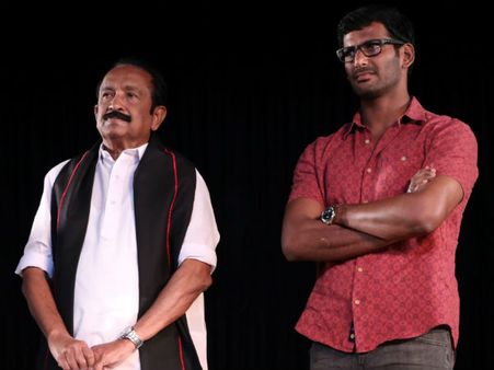 அரசுடன் கத்தியால் சண்டை போடமாட்டேன்... புத்தியால் சண்டை போடுவேன்! - விஷால்