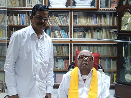 'கலைஞரை'ச் சந்தித்த 'கலைப்புலி'!