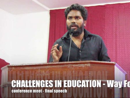 சாதியக் கட்டமைப்பை உடைக்க, மாணவர்களை அரசியல் படுத்த வேண்டும் - பா ரஞ்சித்