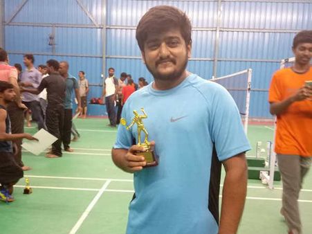 பேட்மின்டனில் தங்கப்பதக்கம் வென்ற நடிகர் அம்பானி சங்கர்!