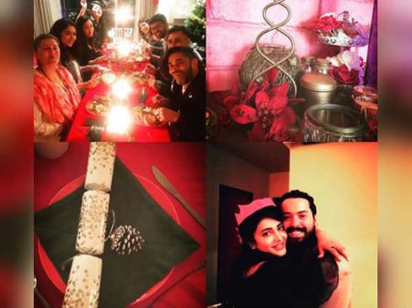 கிறிஸ்துமஸ் கொண்டாட்டம்: காதலரை டைட்டா கட்டிப்புடிச்ச போட்டோ வெளியிட்ட ஸ்ருதி