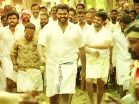 கேப்டன் களமிறங்கிட்டாருடோய்... 'என்ன நடக்குது நாட்டுல' பாடல் ஆர்.கே.நகரில் ஒலிபரப்பு!