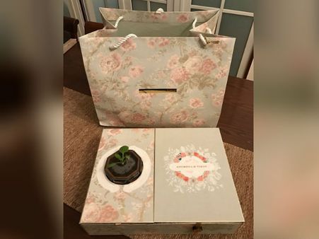 மரக்கன்றுடன் கோஹ்லி-அனுஷ்கா ரிசப்ஷன் பத்திரிகை: முதல் பத்திரிகை யாருக்கு வச்சிருக்காங்க தெரியுமா?