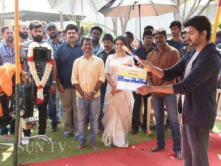 'விஜய் 62' ஷூட்டிங் ஸ்டார்ட்ஸ் நவ்... விஜய்யின் கிளாப்போடு துவங்கிய 'தளபதி 62'!