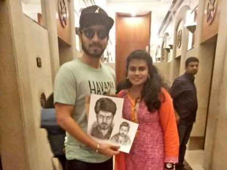 விஜய்க்கு மலேசிய ரசிகை கொடுத்த 'மெர்சல்' பரிசு!