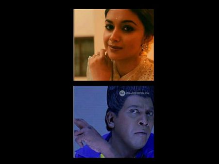 தாடி பிரகாஷ், அண்ணியார் இருந்தும் கீர்த்தி சுரேஷை விடமாட்டேங்குறாங்களே!