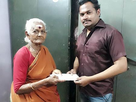 வறுமையில் வாடிய ரங்கம்மாள் பாட்டிக்கு உதவிய நடிகர் சங்கம்