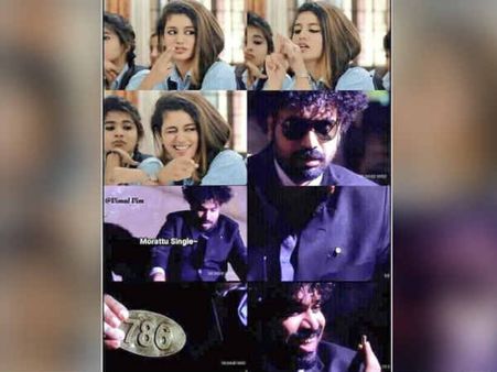 'மொரட்டு சிங்கிள் நாங்க...' - பிரேம்ஜி பகிர்ந்த பிரியா வாரியர் ரியாக்‌ஷன் மீம்!