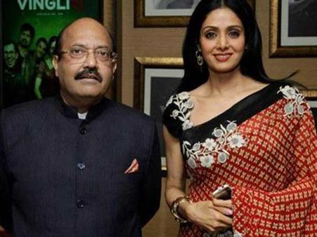 ஶ்ரீதேவி ஒயின் மட்டுமே குடிப்பார் - குடும்ப நண்பர் அமர் சிங்