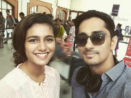 புருவ அழகியைச் சந்தித்த பிரபல தமிழ் நடிகர்.. தமிழில் நடிக்கவைக்க முயற்சியா?