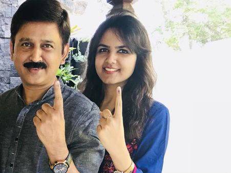 நடிகர் ரமேஷ் அரவிந்த் மகளா இது?: வைரலான புகைப்படம்