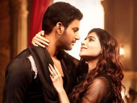 விஷாலுடன் நடித்த பிறகு போனை பார்த்தால் பேயை பார்த்தது போன்று பயப்படும் சமந்தா