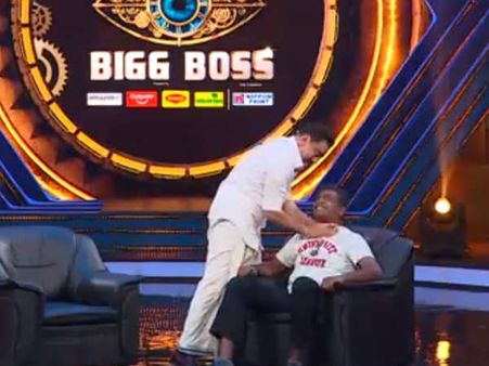 மன்னிப்பு கேட்டு தலை வணங்கிய பொன்னம்பலம்: கழுத்தை நெறித்த கமல்