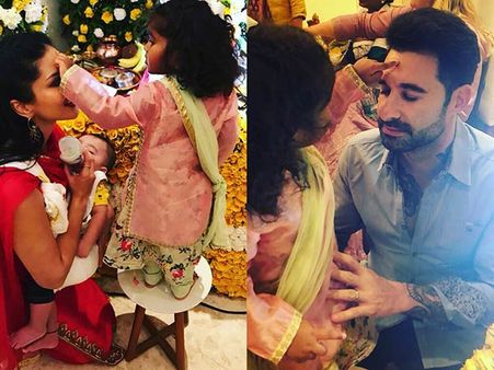 'சொர்க்கத்திலிருந்து கிடைத்த பரிசு'... சன்னி லியோன் ஹேப்பி அண்ணாச்சி!