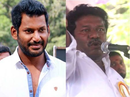 கருணாஸ் எல்லை மீறிவிட்டார், அவரை நான் சிறையில் சந்திப்பேன் – விஷால்!