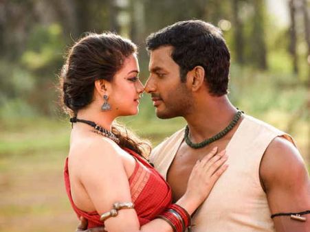 தலைவலிக்கு ட்ரீட்மென்ட் எடுக்க அமெரிக்கா சென்ற விஷால்: சிரமப்பட்ட லிங்குசாமி