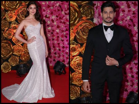 விருது விழாவுக்கு தேவதை போன்று வந்த ஐஸ்வர்யா ராய்: மாஜி காதலரை பார்த்து நெளிந்த ஆலியா