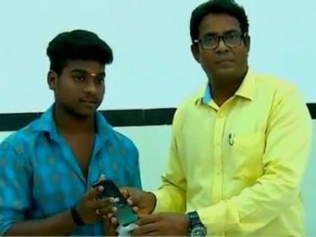 மதுரை சம்பவம்: வாலிபருக்கு ரூ. 21,000 மதிப்புள்ள புது செல்போன் கொடுத்த சிவகுமார்