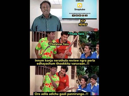 நம்ம ஒன்னுக்குள்ள ஒன்னு, கண்ணுக்குள்ள மண்ணு: பிளேட்டை மாற்றிய தல ரசிகர்கள்