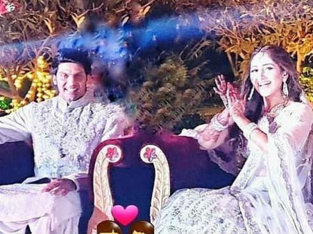 ஹைதராபாத்தில் அமர்க்களமாக நடந்த ஆர்யா, சயீஷா திருமணம்