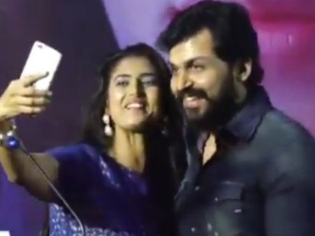 ஒர்க் அவுட் ஆகிடுச்சு: கார்த்தியை கடுப்பேற்றியது பற்றி கஸ்தூரி விளக்கம்