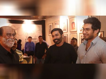 அதை பார்ப்பதா, இதை பார்ப்பதா?: பேட்ட கொண்டாட்டத்தில் நடந்த கண்கொள்ளாக் காட்சிகள்