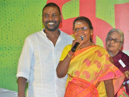 அம்மாவை பாட வைத்து அழகு பார்த்த ராகவா லாரன்ஸ்...அன்னையர் தினத்தில் ஒரு நெகிழ்ச்சியான நிகழ்வு!