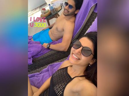 நான்லாம் அப்பவே அப்படி: மீண்டும் நீச்சல் உடை போட்டோவை வெளியிட்ட சமந்தா