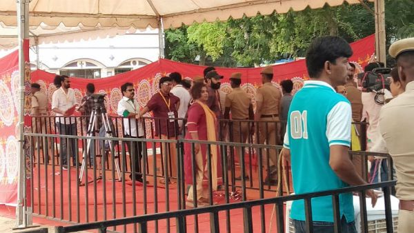 நடிகர் சங்கத் தேர்தல்... பலத்த பாதுகாப்புக்கு இடையே நடந்த வாக்குப்பதிவு!