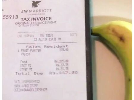 ஹோட்டலில் 2 வாழைப்பழம் ஆர்டர் செய்த கமல் பட நடிகர்: பில் ரூ. 442 மட்டுமே