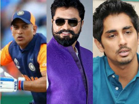 அதென்ன தோனியை மட்டும் குத்தம் சொல்வது?: சரத்குமார், சித்தார்த் குமுறல்