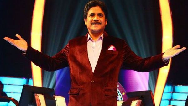 பிக் பாஸ் 3-க்கு தடை விதிக்கக் கோரி நாகர்ஜுனா வீட்டின் முன்பு மாணவர்கள் போராட்டம்