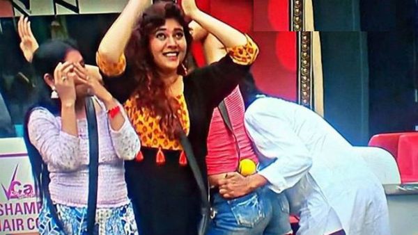 சந்து கேப்பில் பெண் போட்டியாளர் இடுப்பில் கை வைத்த மோகன் வைத்யா: என்ன இது கமல் சார்?