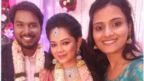 இந்த நியூஸ் ரீடருக்கு கல்யாணம் ஆயிடுச்சு! ஒரே ஆட்டம்பாட்டம்தான்.. வைரலாகும் போட்டோஸ்!