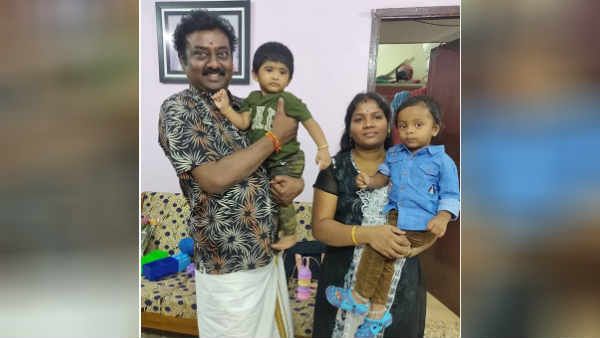 இந்த மனசுதான் சார் கடவுள்.. சாண்டி வீட்டுக்கு மனைவி, மகனோடு போய் ‘லாலா’வைப் பார்த்த சித்தப்பு!