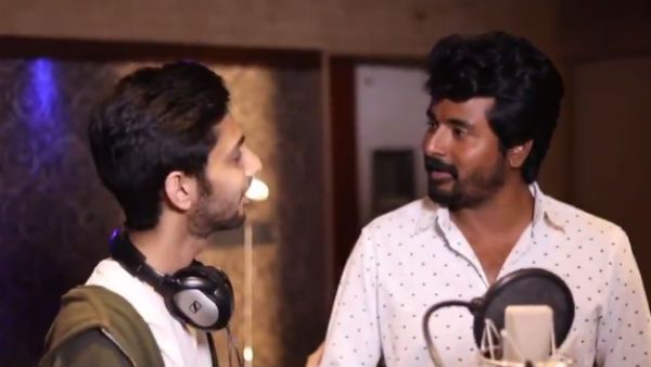 சிவகார்த்திகேயன் எழுத.. அனிருத் பாட.. ஒரே ஃபன்னுதான்! வைரல் வீடியோ!