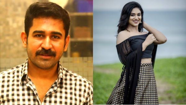 விஜய்க்கு கிளி கொடுத்த இந்துஜா.... காக்கியில் விஜய் ஆண்டனிக்கு ஜோடியாகிறார்