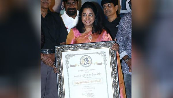 நடிகவேள் செல்வி பட்டத்திற்கு ராதிகா தகுதியானவர் - நாசர் பாராட்டு