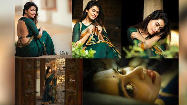 சைலண்ட் படங்கள்... வயலண்ட் பொண்ணு - கவர்ச்சி காட்டும் சாய் பிரியங்கா ருத்