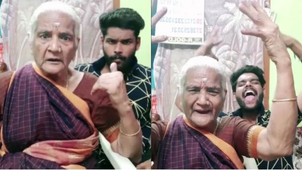 இது என்னடா பிகிலுக்கு வந்த சோதனை.. இந்த பாட்டி பண்ற அதகளத்த பாருங்க!