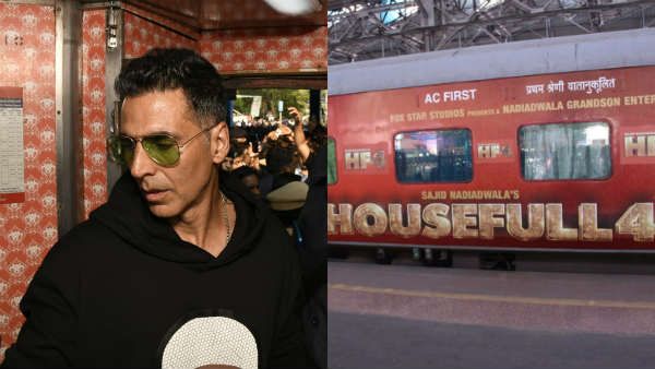 #Housefull Express ரயிலில் சென்ற படக்குழு - ஒரே கல்லில் ரெண்டு மாங்கா