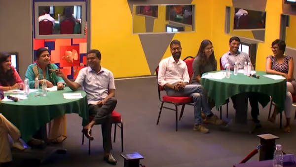 பிக்பாஸ் வீட்டிற்குள் சென்ற பத்திரிக்கையாளர்கள்? சரமாரி கேள்வி.. பரபரக்கும் வீடு!