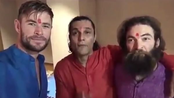 அப்படி போடு.. இந்தியாவில் தீபாவளி கொண்டாடும் அவெஞ்சர் நடிகர்!