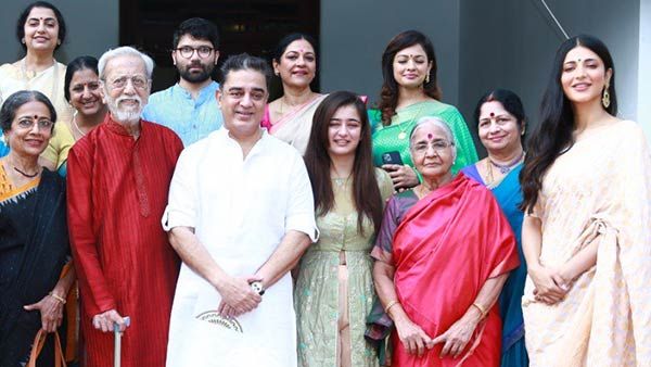 கமலின் குடும்பத்தில் ஒருவர் ஆகிவிட்டாரா நடிகை பூஜா குமார்? போட்டோக்கள் சொல்ல வருவது என்ன?