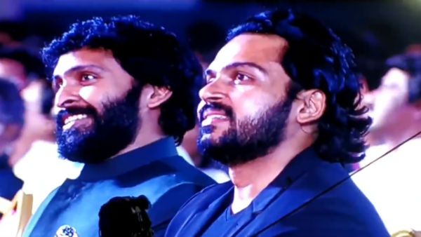 கார்த்தி பாடிய அந்த பாடல்.. சிரித்தப்படி ரசித்த கமல்.. தீயாய் பரவும் வீடியோ!