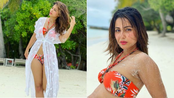 காதலருடன் ஜாலி டிரிப்... மாலத்தீவில் விடுமுறையை கழிக்கும் ஹினா... வைரலாகும் பிகினி போட்டோ...