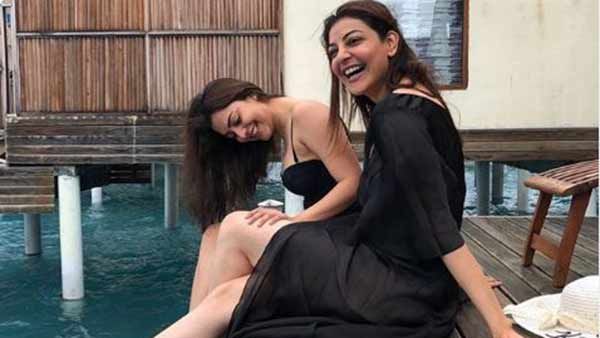 அன்னைக்கு அக்கா, இன்னைக்கு தங்கச்சி... மாலத்தீவில் பிகினியுடன் சூரிய குளியல் போட்ட நிஷா