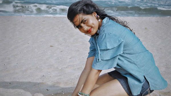 கன்னக் குழி அழகியின் கலகல புகைப்படங்கள்.. கலக்கும் சிருஷ்டி!