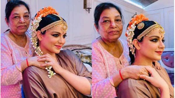 சினிமாவில் 50 வருஷம்... ஹேர் ஸ்டைலிஷ்டை பாராட்டிய கங்கனா... 'தலைவி'யின் கிளாசிக் லுக் அவுட்!